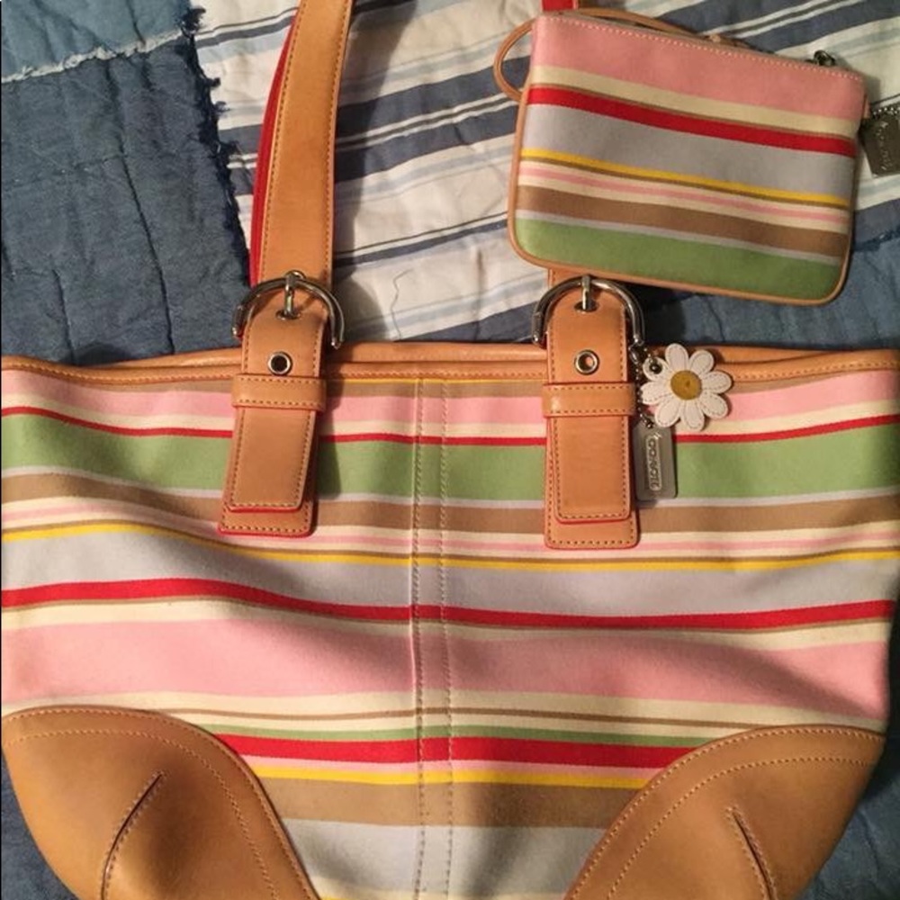 Coach bag and wristlet